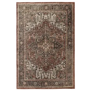 GADBJERG Rug, low pile, red-pink, 160x240 cm (5 ' 3 "x7 ' 10 "